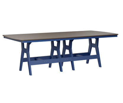 Harbor 44" x 96" Rectangular Table Counter Height Hammered Top
