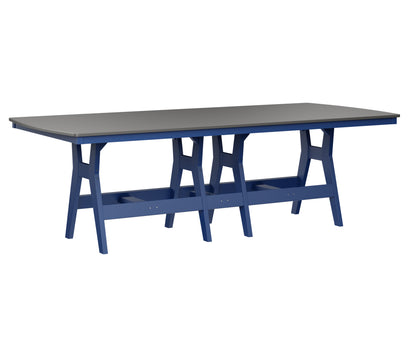 Harbor 44" x 96" Rectangular Table Counter Height Hammered Top