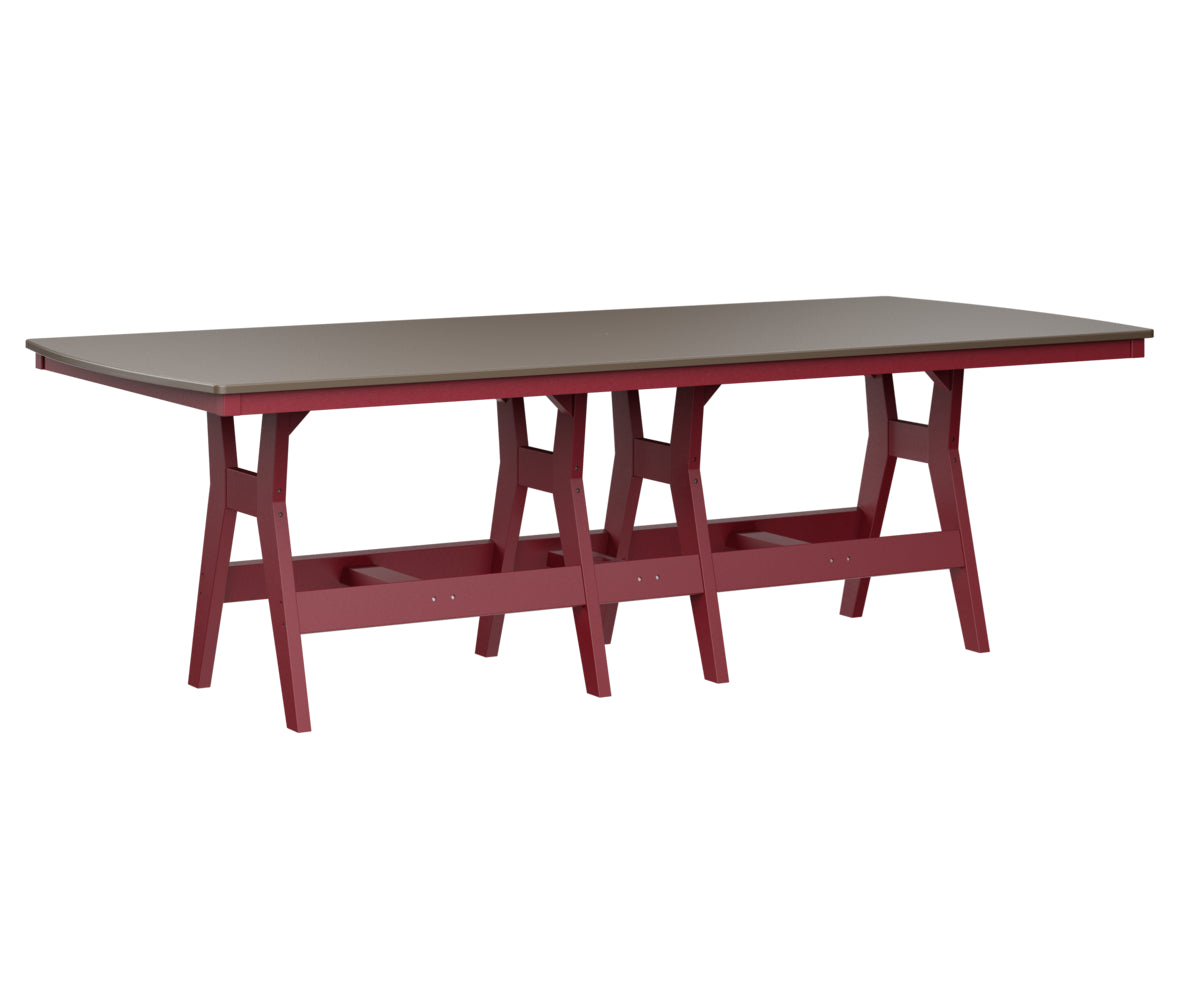 Harbor 44" x 96" Rectangular Table Counter Height Hammered Top