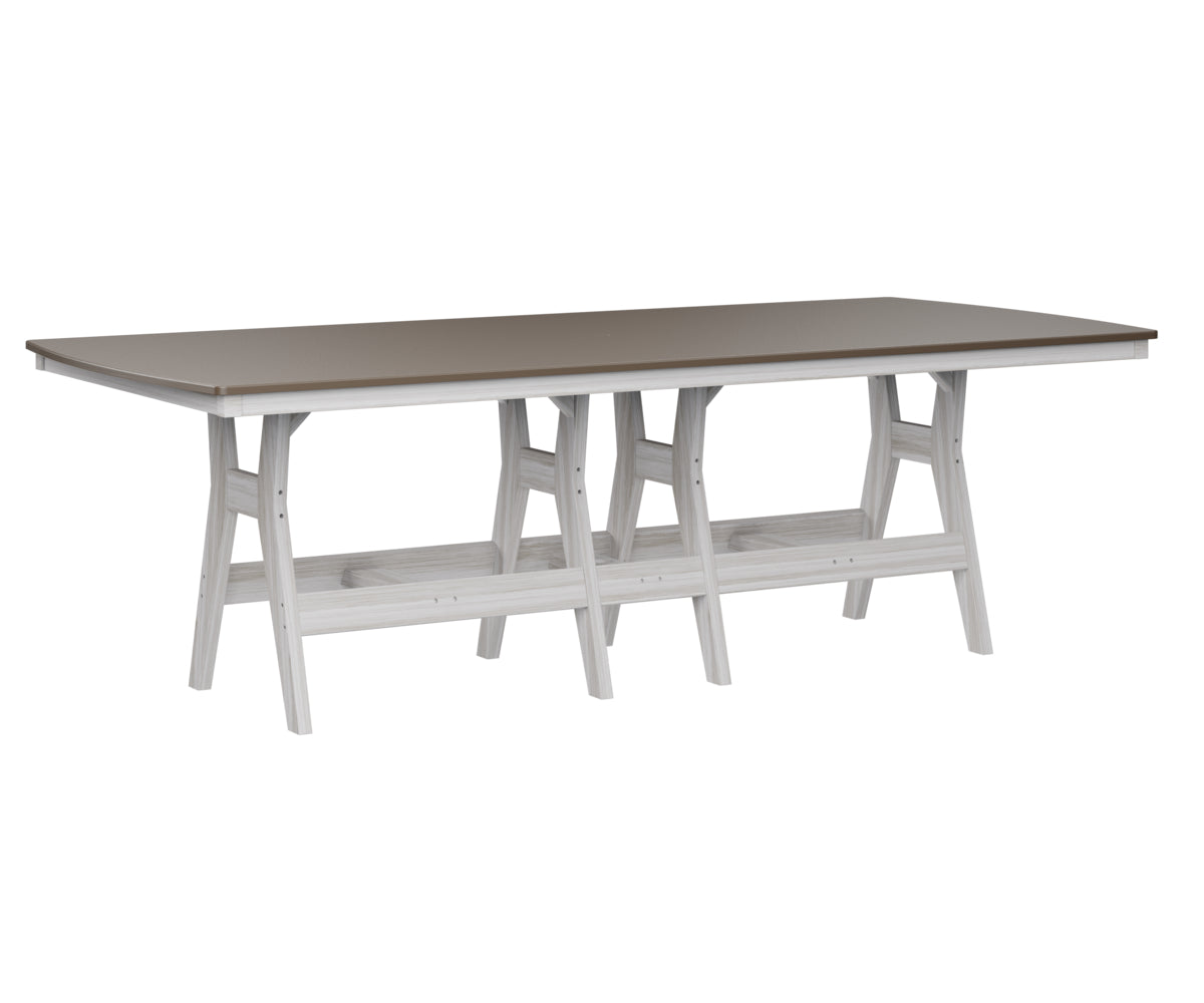 Harbor 44" x 96" Rectangular Table Counter Height Hammered Top