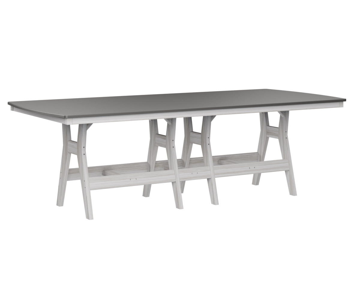 Harbor 44" x 96" Rectangular Table Counter Height Hammered Top