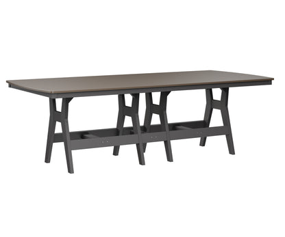 Harbor 44" x 96" Rectangular Table Counter Height Hammered Top