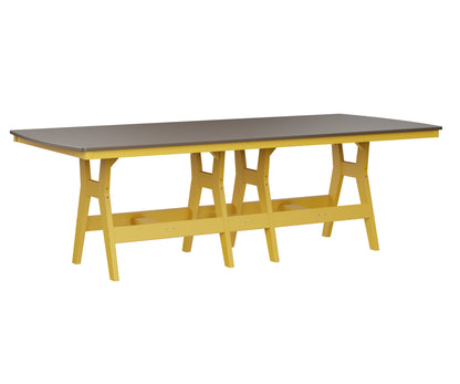 Harbor 44" x 96" Rectangular Table Counter Height Hammered Top