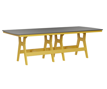 Harbor 44" x 96" Rectangular Table Counter Height Hammered Top