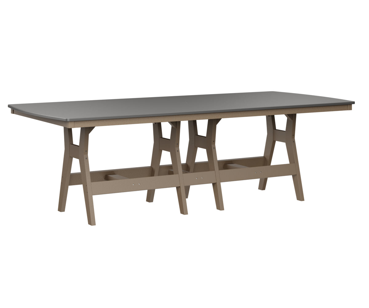 Harbor 44" x 96" Rectangular Table Counter Height Hammered Top
