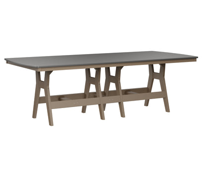 Harbor 44" x 96" Rectangular Table Counter Height Hammered Top