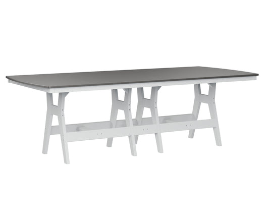 Harbor 44" x 96" Rectangular Table Bar Height Hammered Top