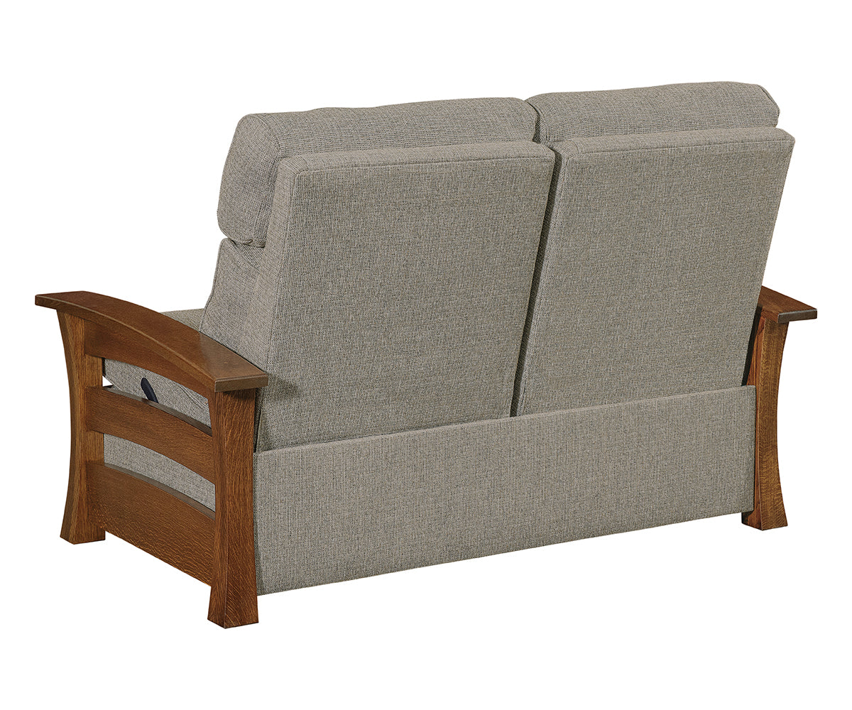 SFC Amish Barrington Stockton Wall Hugger Loveseat Recliner