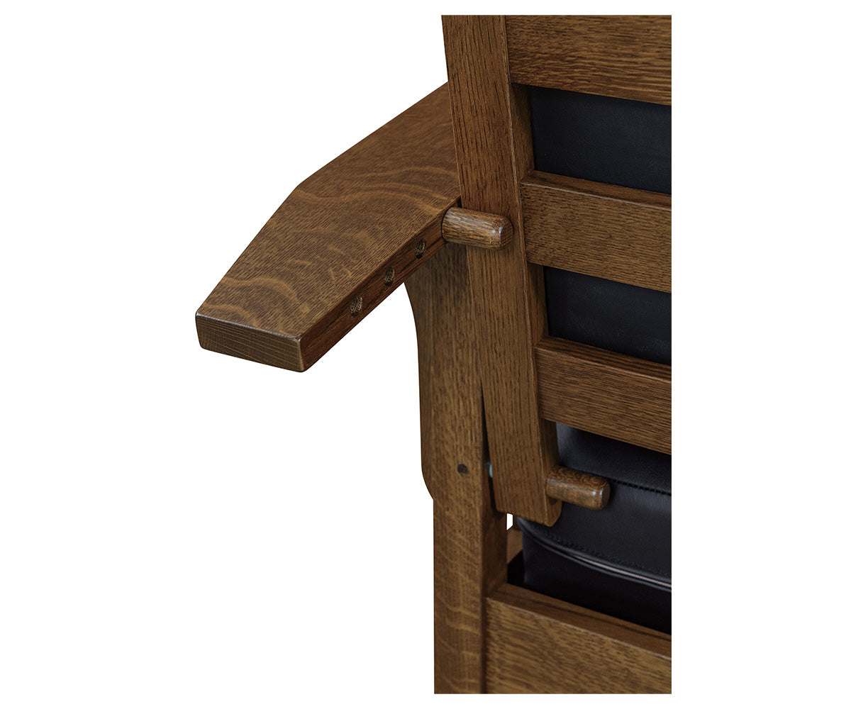 SFC Amish Morris Bow Arm Slat FootStool