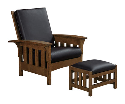 SFC Amish Morris Bow Arm Slat FootStool