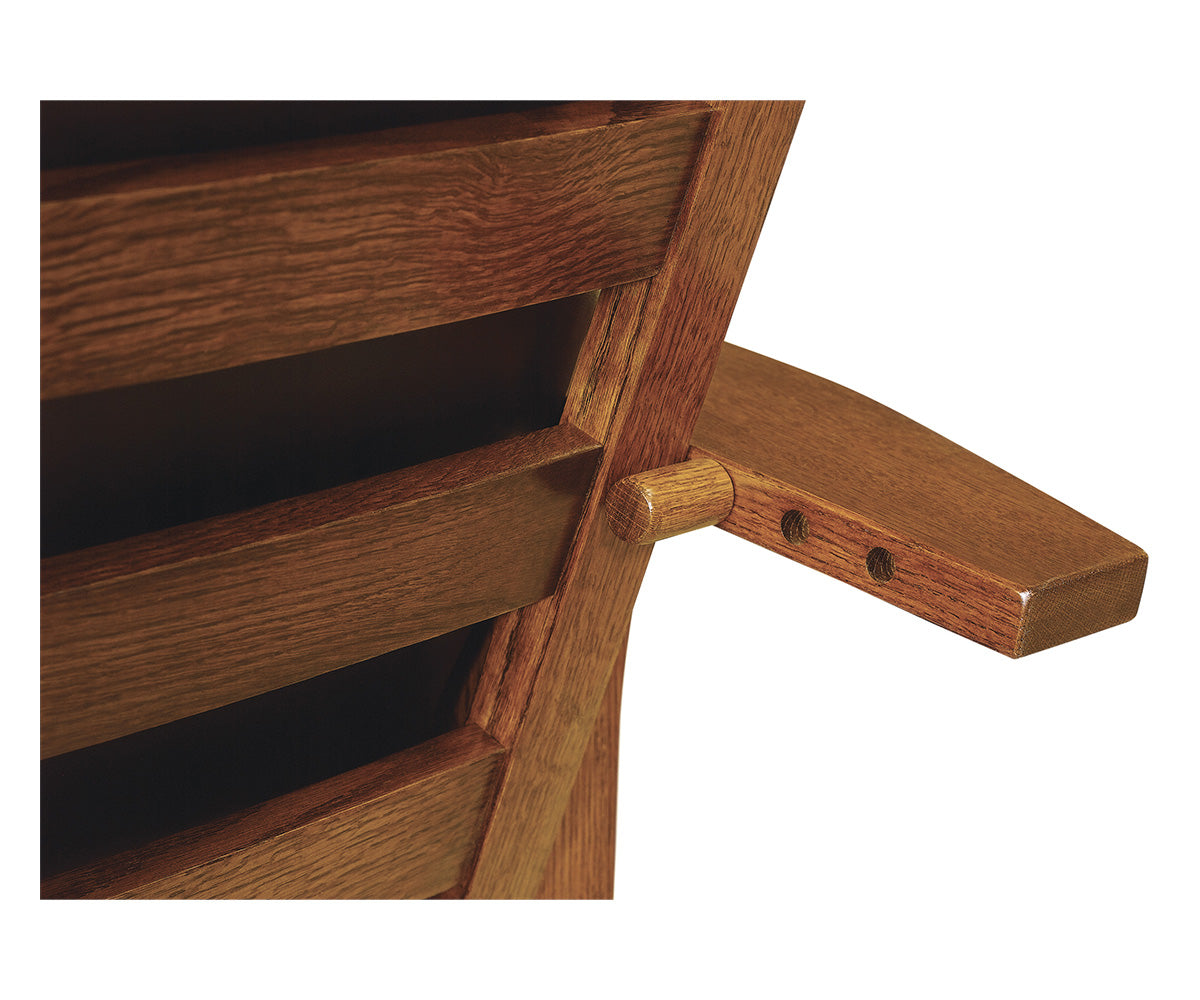 SFC Amish Clearspring Slat Morris Footstool