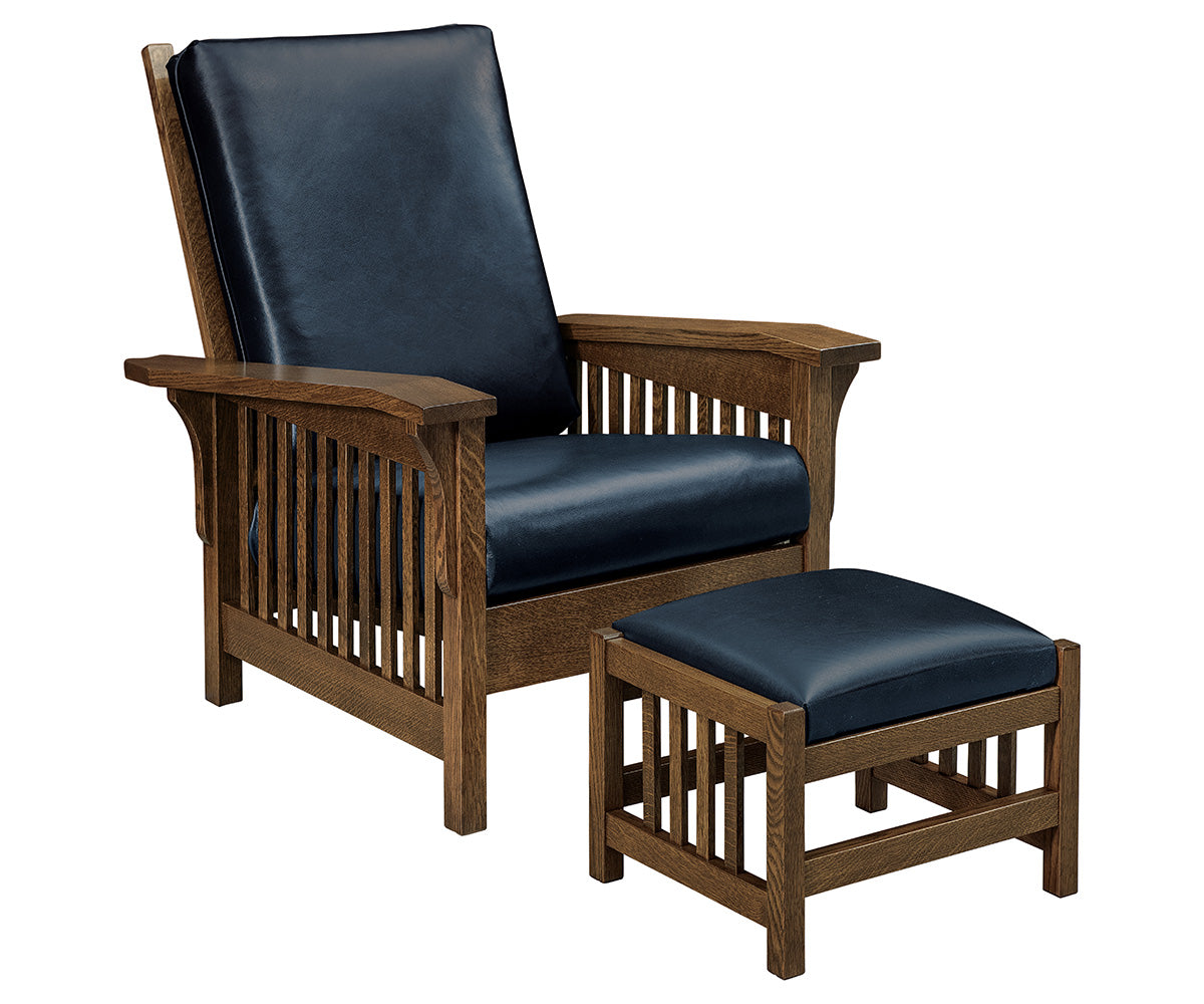 SFC Amish Clearspring Slat Morris Footstool