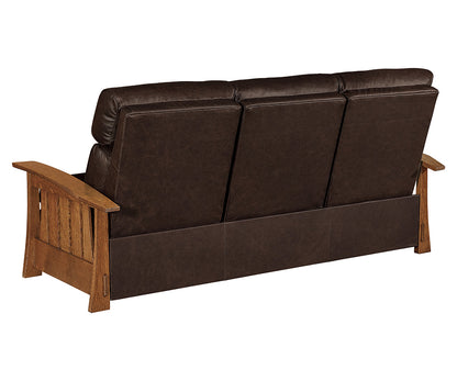 SFC Amish Highland Wall Hugger Stockton Sofa Recliner
