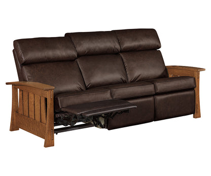 SFC Amish Highland Wall Hugger Stockton Sofa Recliner