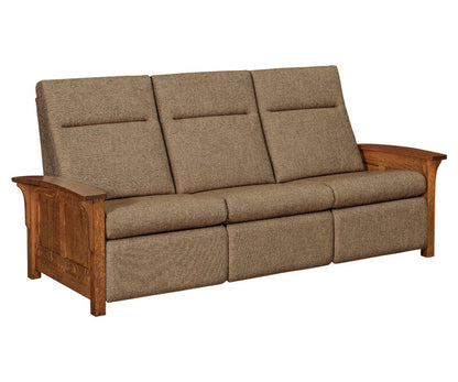 SFC Amish Skyline Panel Wall Hugger Sofa Recliner