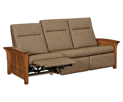 SFC Amish Skyline Panel Wall Hugger Sofa Recliner