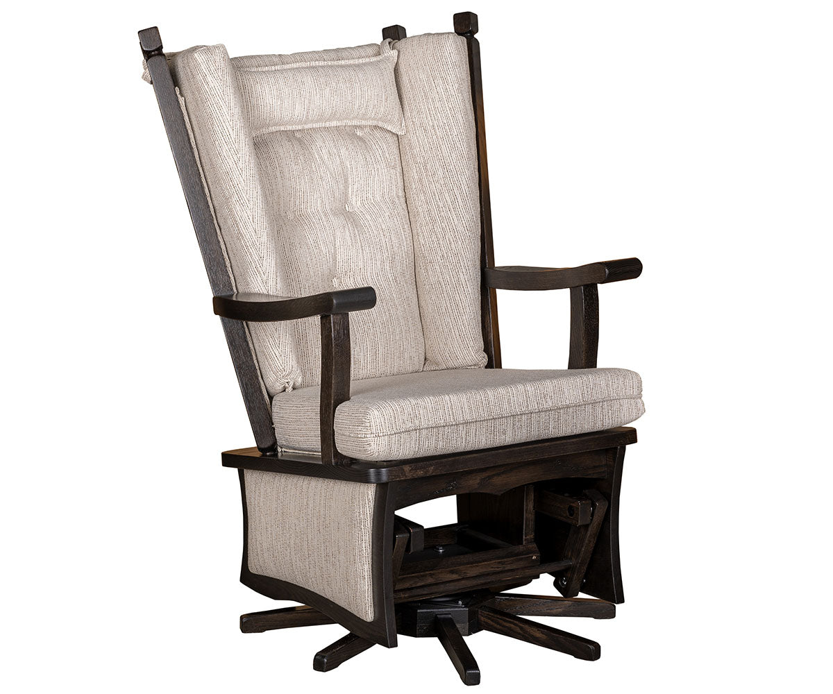 SFC Amish Ashland Inlay Swivel Glider