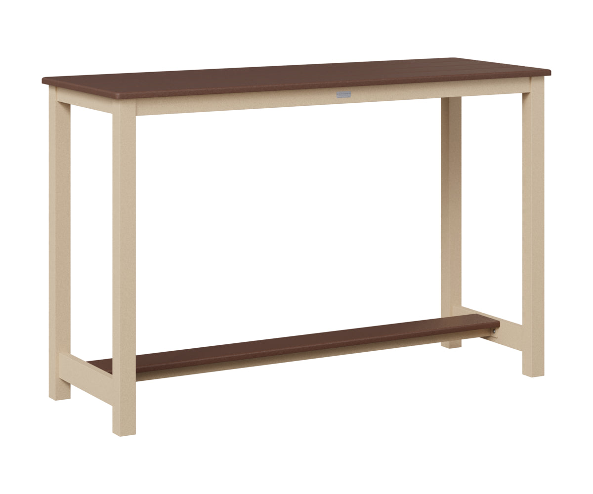 Balcony Table Aluminum Base Bar Height