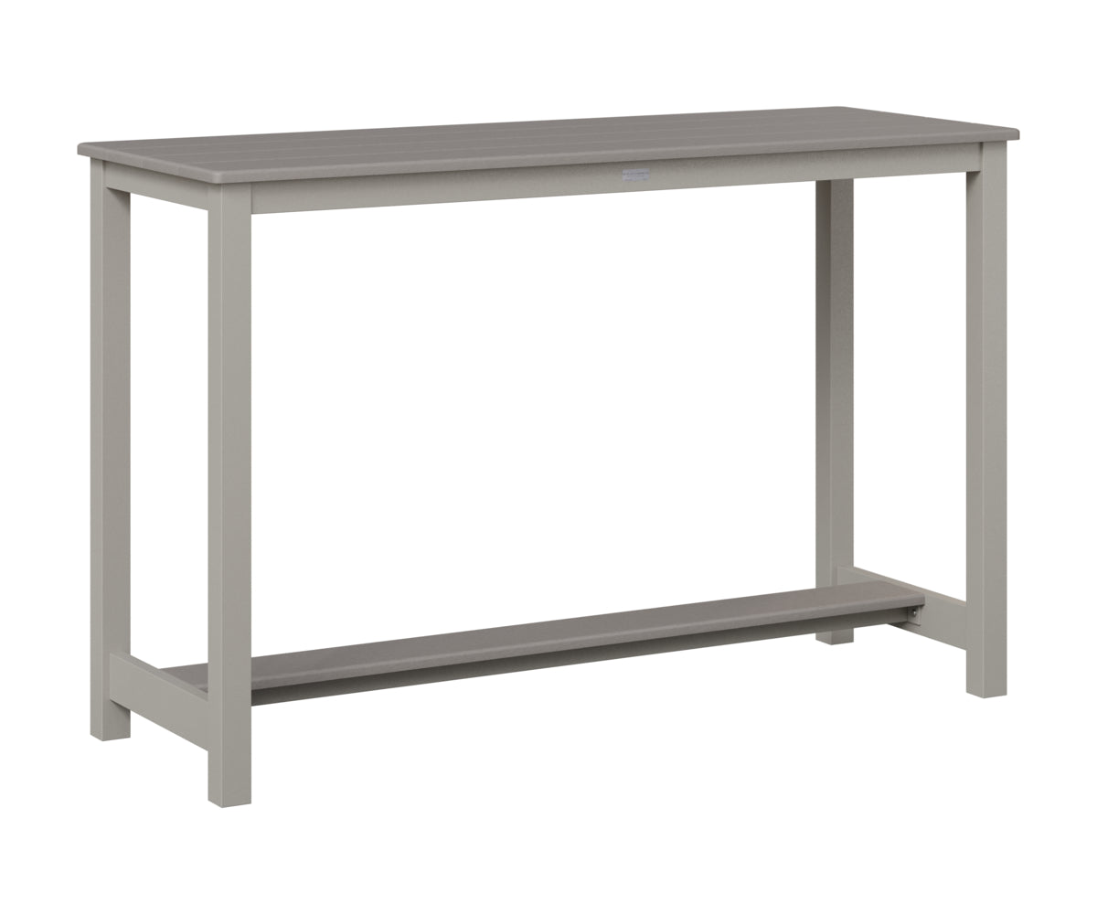Balcony Table Aluminum Base Bar Height