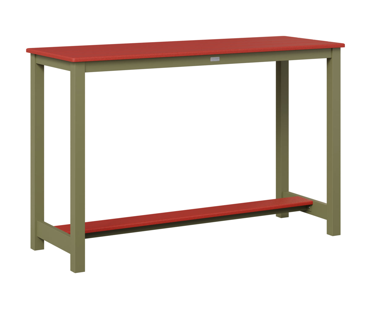 Balcony Table Aluminum Base Bar Height
