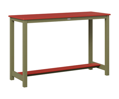 Balcony Table Aluminum Base Bar Height