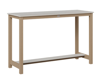 Balcony Table Aluminum Base Bar Height