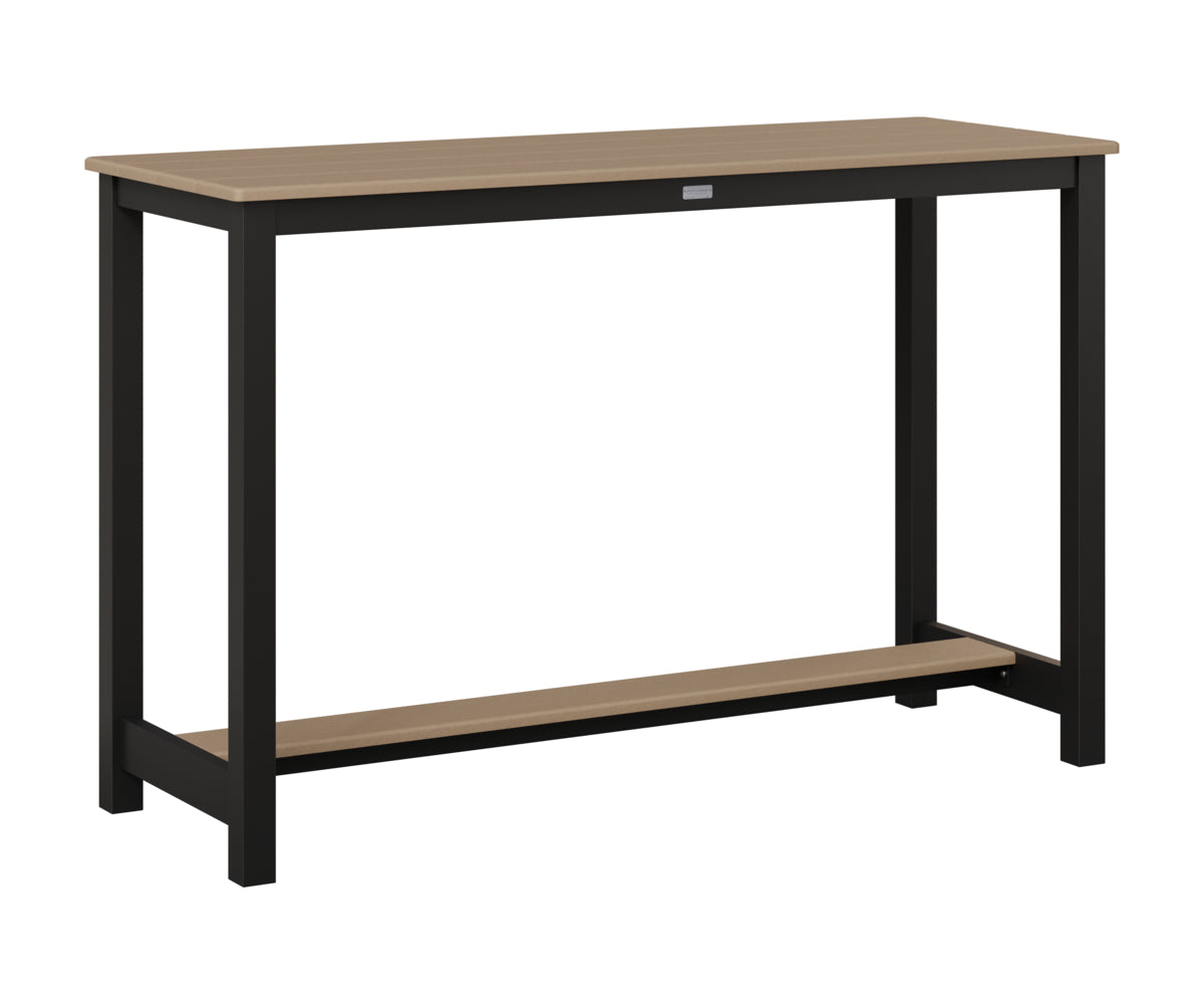 Balcony Table Aluminum Base Bar Height