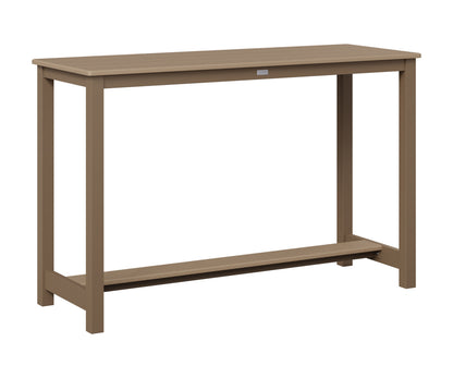 Balcony Table Aluminum Base Bar Height