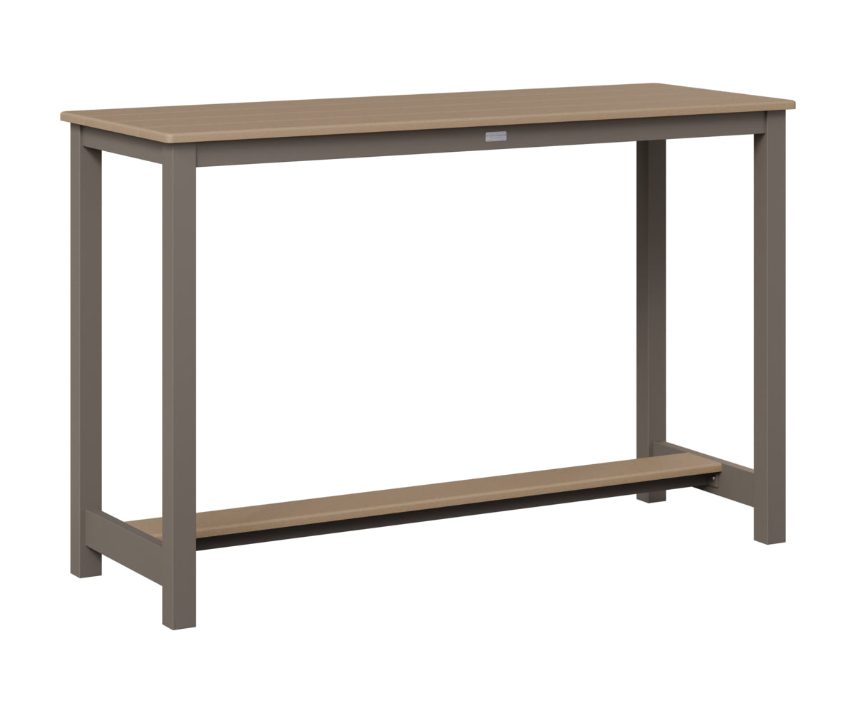Balcony Table Aluminum Base Bar Height