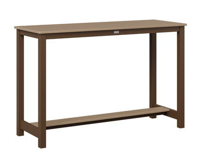 Balcony Table Aluminum Base Bar Height