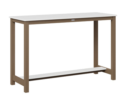 Balcony Table Aluminum Base Bar Height