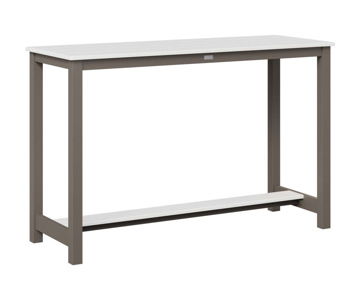 Balcony Table Aluminum Base Bar Height