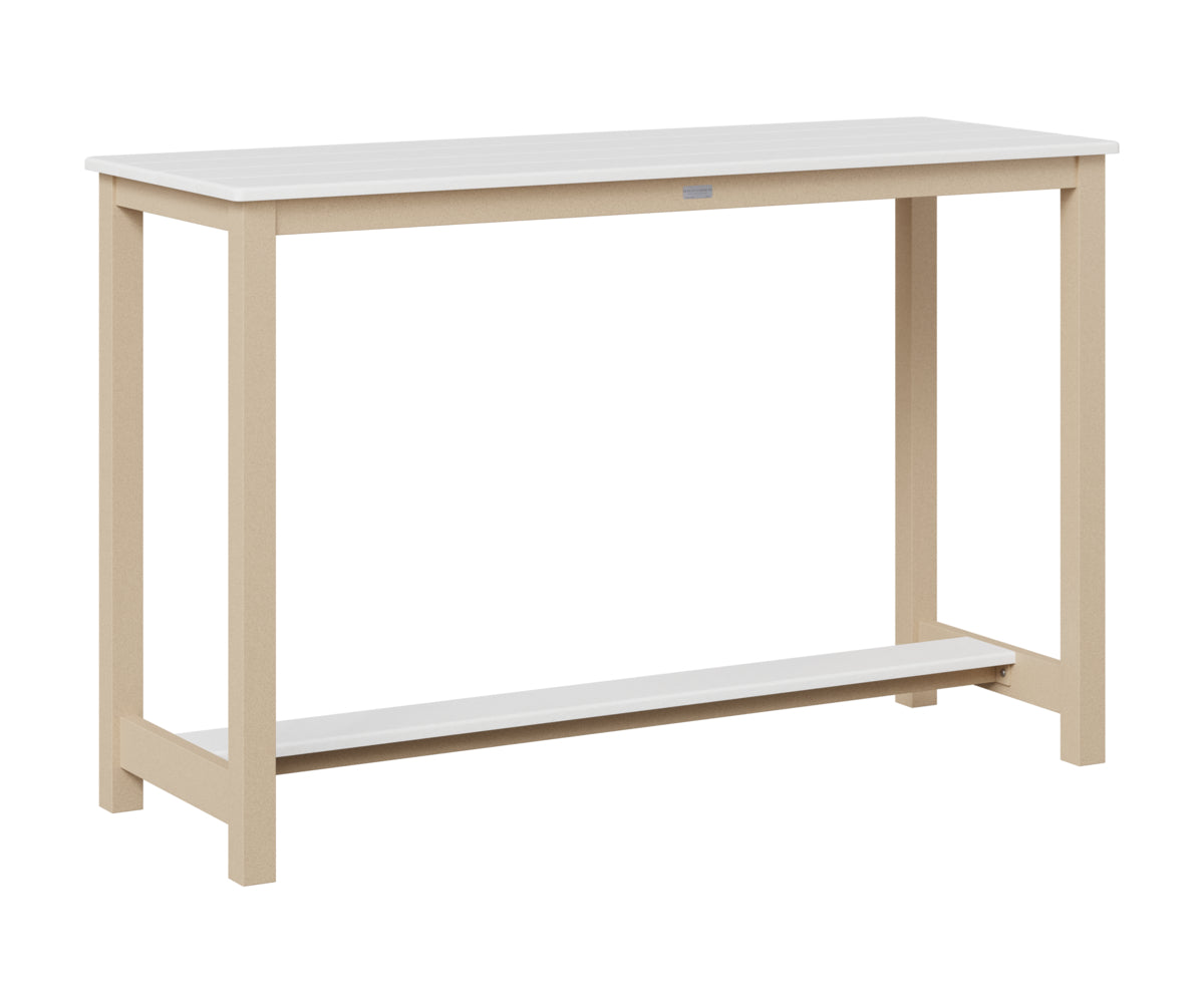 Balcony Table Aluminum Base Bar Height
