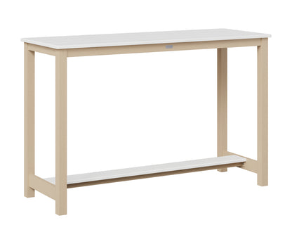 Balcony Table Aluminum Base Bar Height