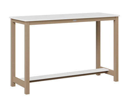 Balcony Table Aluminum Base Bar Height