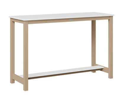 Balcony Table Aluminum Base Bar Height