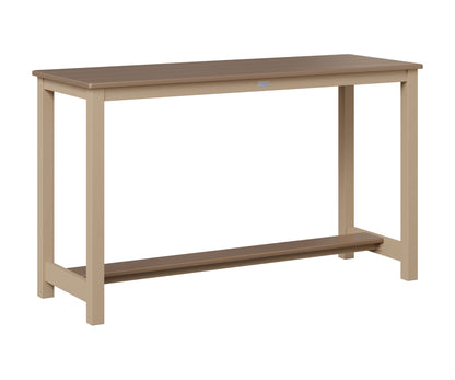 Balcony Table Aluminum Base Counter Height