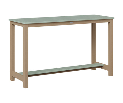 Balcony Table Aluminum Base Counter Height
