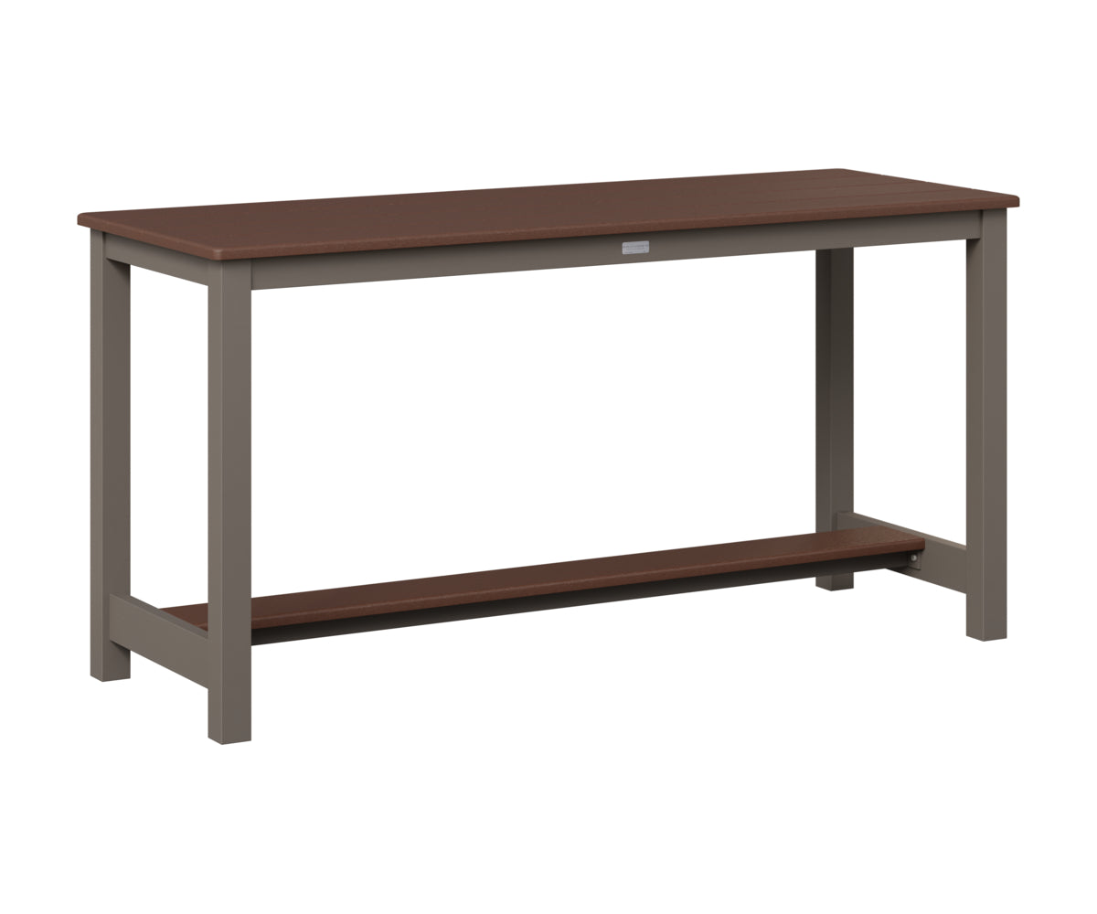 Balcony Table Aluminum Base Dining Height