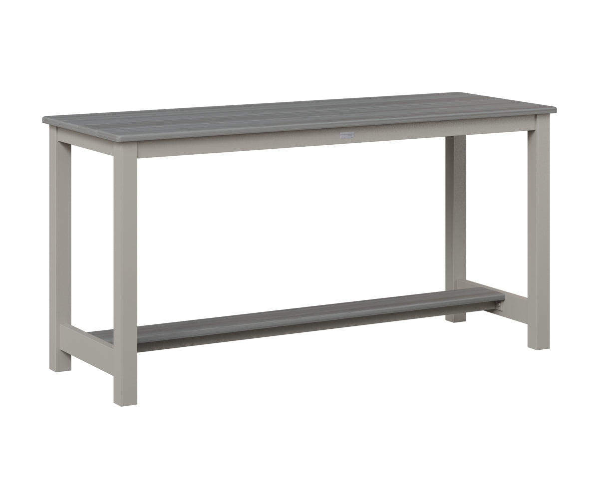 Balcony Table Aluminum Base Dining Height