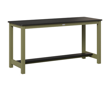 Balcony Table Aluminum Base Dining Height