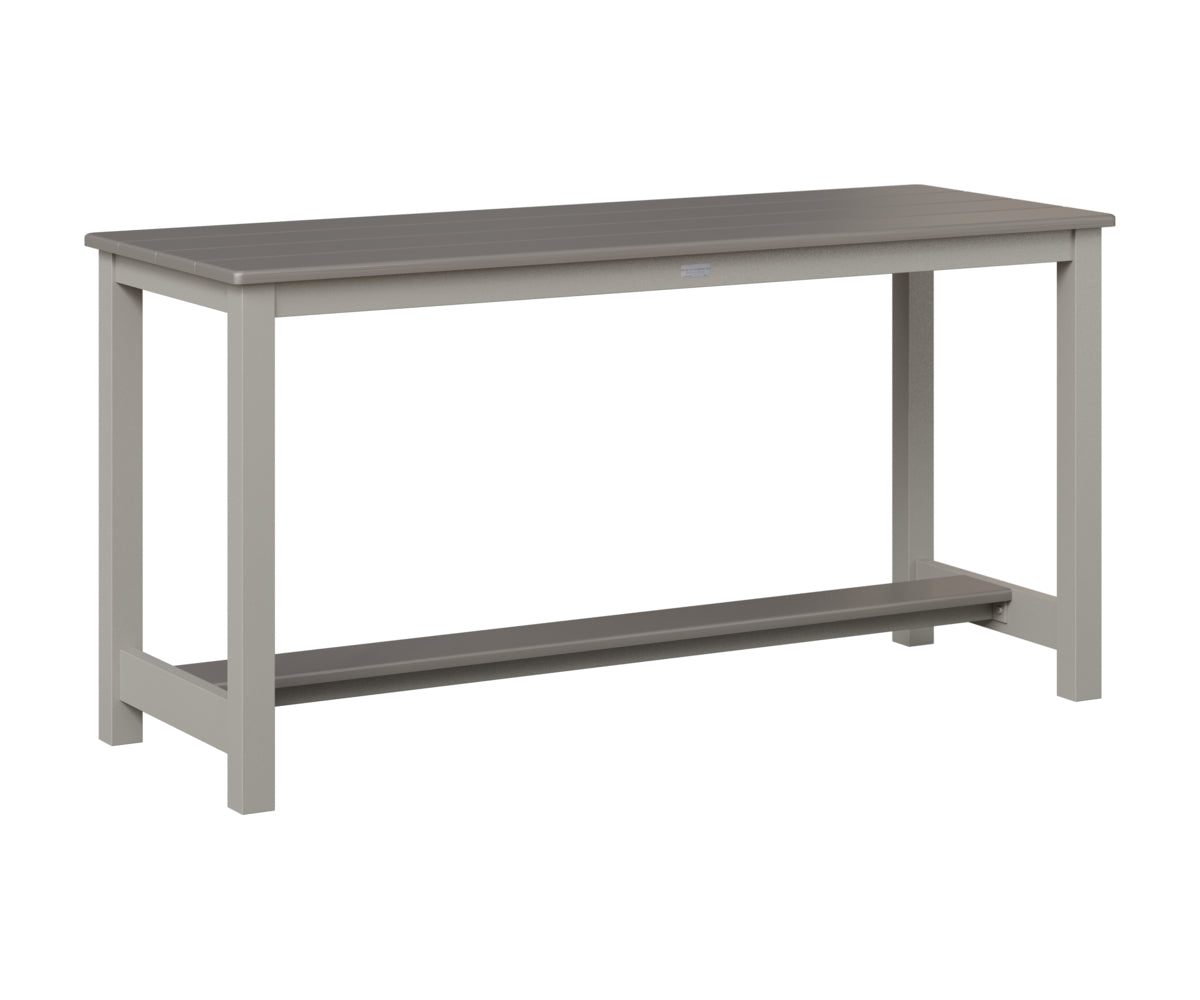 Balcony Table Aluminum Base Dining Height