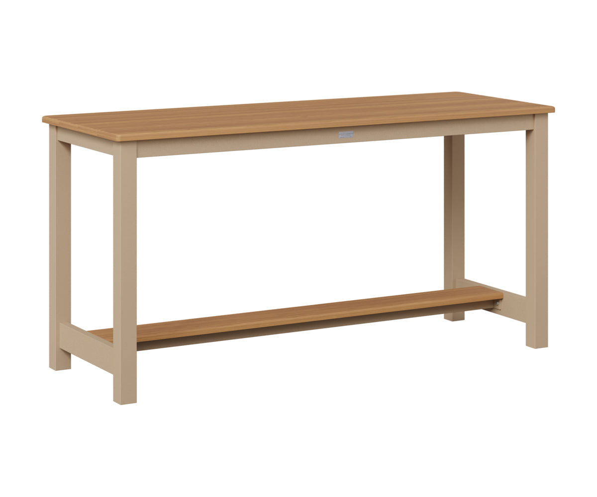 Balcony Table Aluminum Base Dining Height