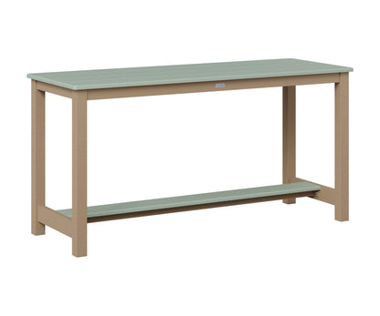 Balcony Table Aluminum Base Dining Height