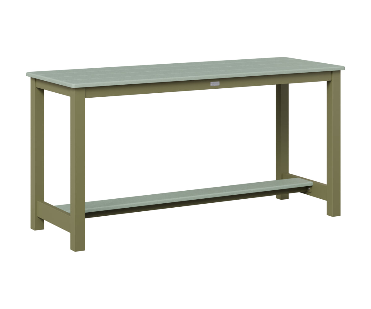 Balcony Table Aluminum Base Dining Height