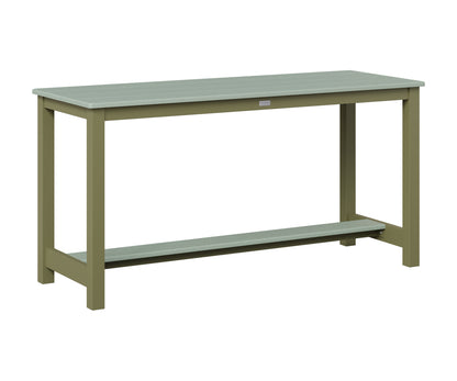 Balcony Table Aluminum Base Dining Height