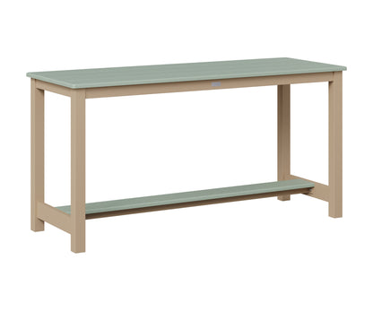 Balcony Table Aluminum Base Dining Height