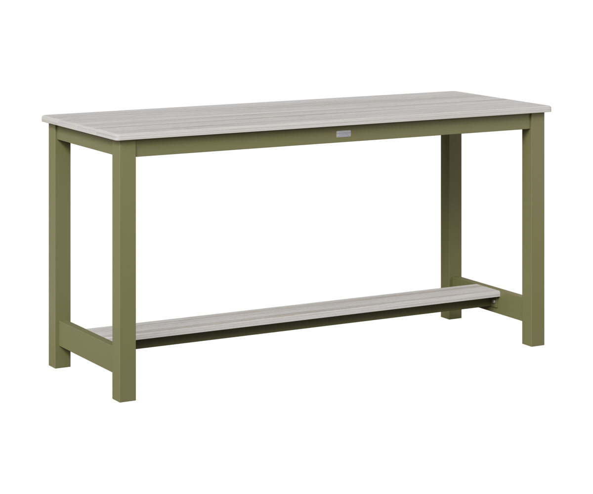 Balcony Table Aluminum Base Dining Height