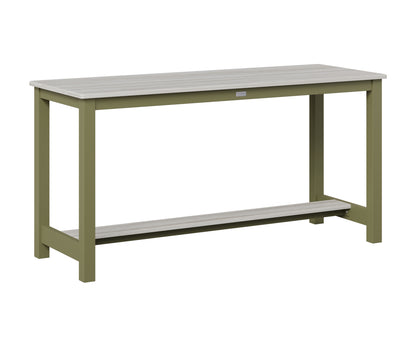 Balcony Table Aluminum Base Dining Height