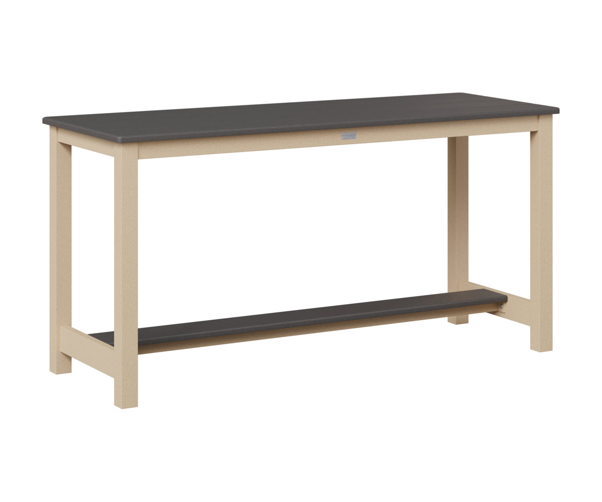 Balcony Table Aluminum Base Dining Height